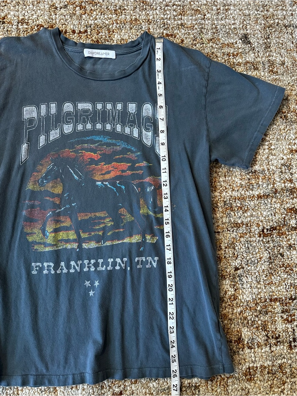 Daydreamer Charcoal Gray Graphic Tee - Picture 4 of 7